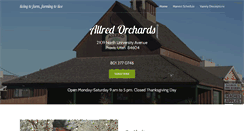 Desktop Screenshot of allredorchards.com